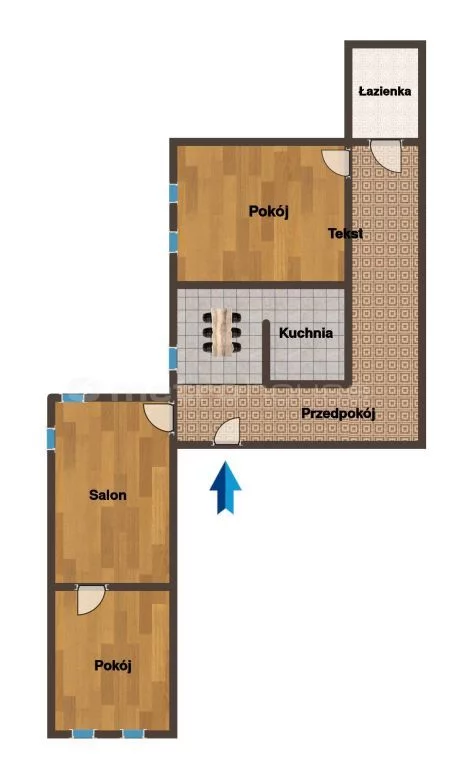 3 pokoje, mieszkanie 77,58 m², parter, oferta nr , SMKOTO899, Zabrze, Plac Kroczka