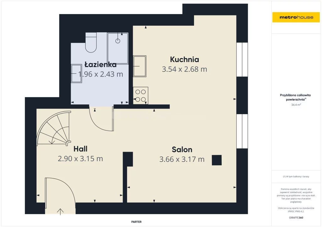 3 pokoje, mieszkanie 69,23 m², piętro 4, oferta nr , SMKASI687, Mysłowice, Plac Wolności