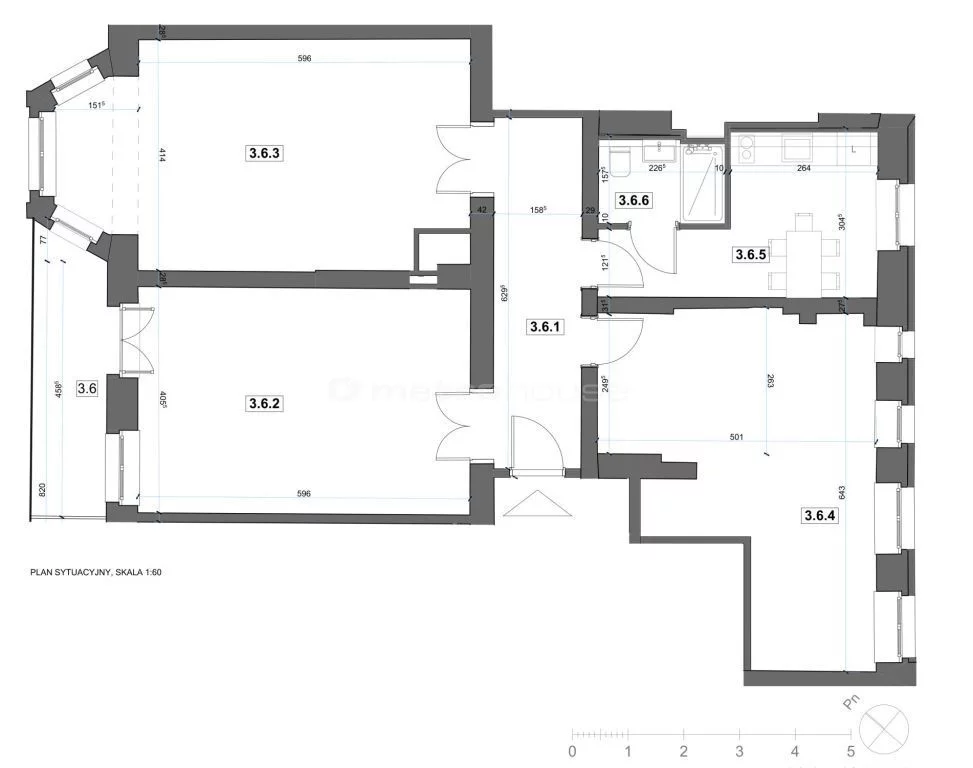 3 pokoje, apartament 99,64 m², piętro 3, oferta nr , PR047708/LK/43364, Poznań