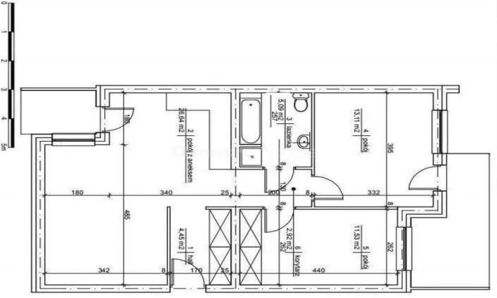 3 pokoje, mieszkanie 62,83 m², piętro 3, oferta nr , SMSAPI724, Poznań, Naramowice, Naramowice