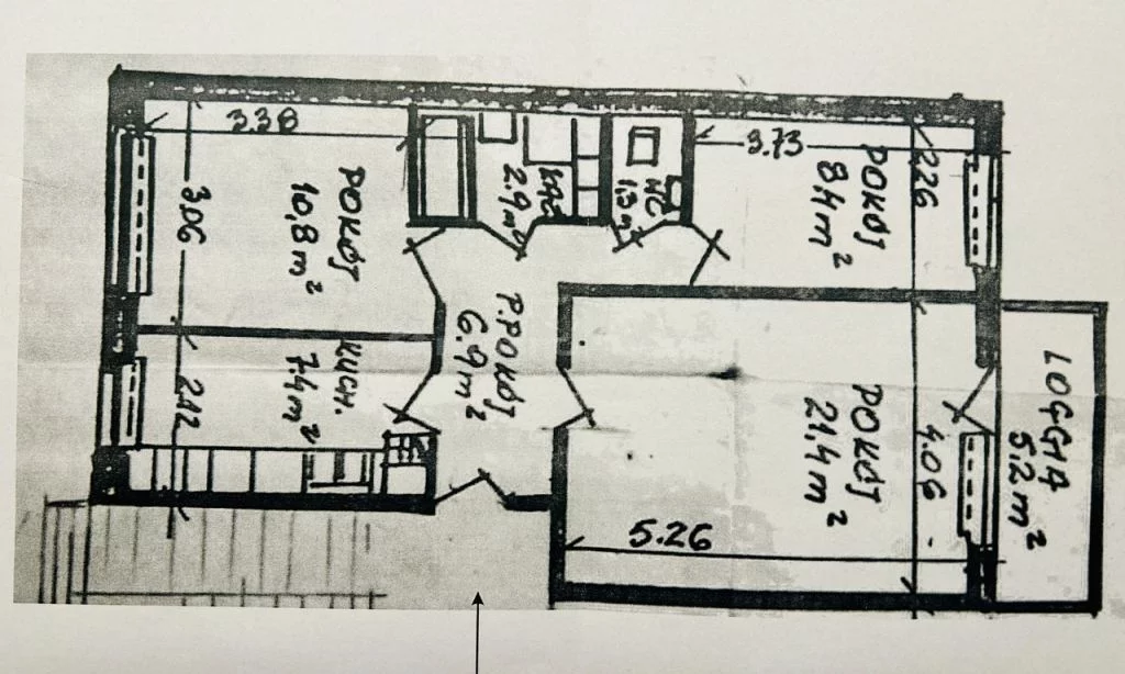 3 pokoje, mieszkanie 59,10 m², piętro 4, oferta nr , SMLOCU147, Poznań, Naramowice, Naramowice