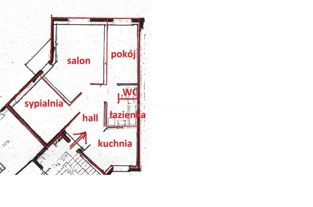 3 pokoje, mieszkanie 74,00 m², piętro 2, oferta nr , SMNUGI626, Siedlce, Poznańska