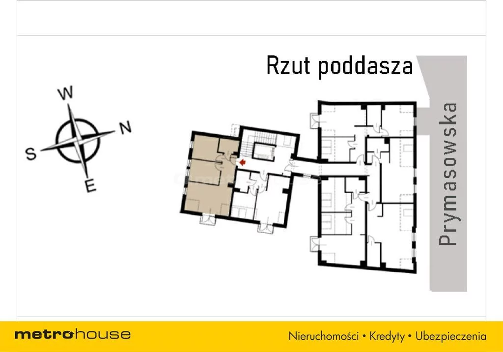 3 pokoje, mieszkanie 47,90 m², piętro 3, oferta nr , SMZIKU661, Skierniewice, Prymasowska