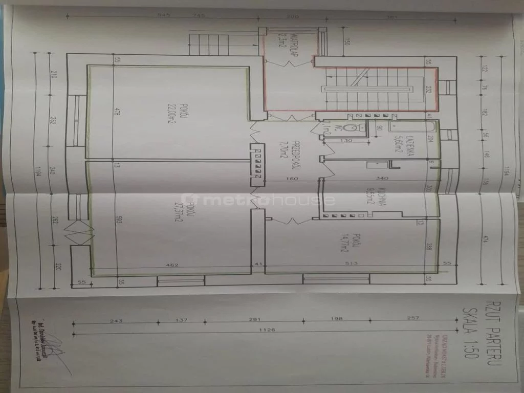 3 pokoje, mieszkanie 88,09 m², parter, oferta nr , SMHAMU683, Lublin, Rury, Rury, Pszenna