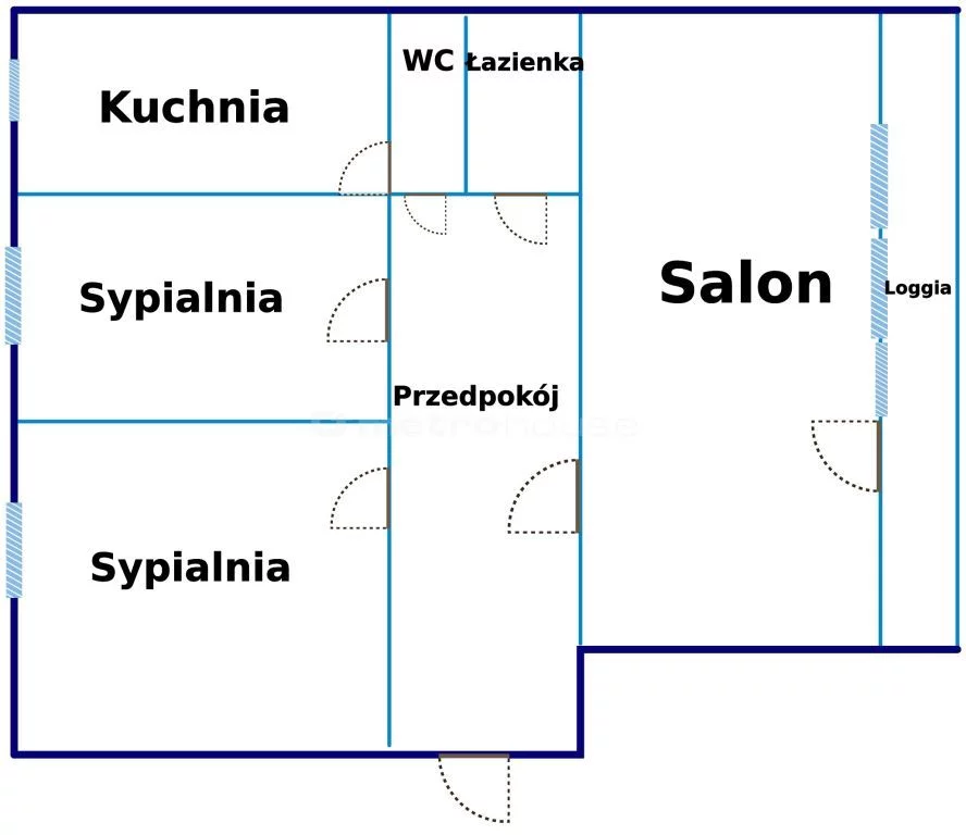 3 pokoje, mieszkanie 52,80 m², piętro 1, oferta nr , SMNAPA131, Warszawa, Praga Południe, Praga Południe, Rogalskiego