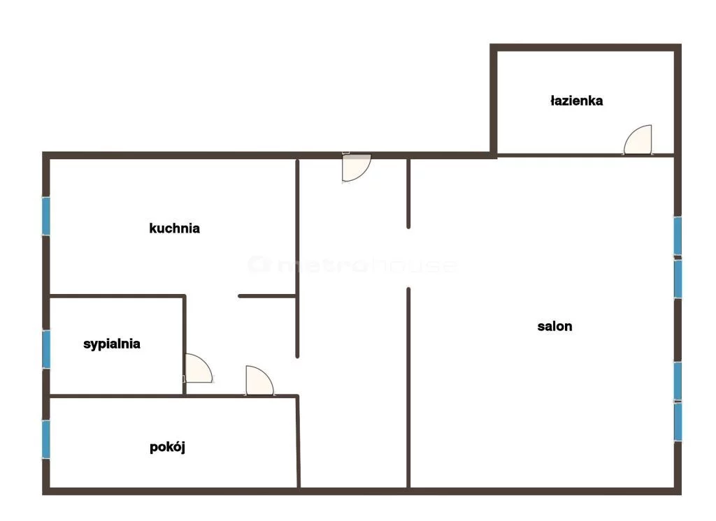 3 pokoje, mieszkanie 65,00 m², parter, oferta nr , SMGEKA635, Pabianice, Skargi