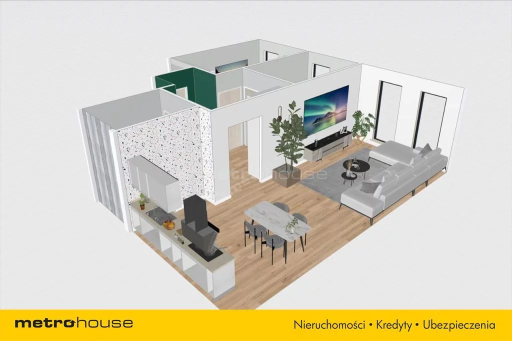 3 pokoje, mieszkanie 62,57 m², piętro 1, oferta nr , SMKOHY804, Pabianice, Skłodowskiej-Curie
