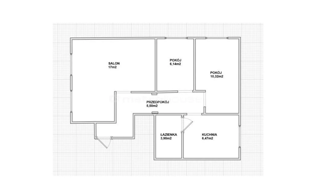 3 pokoje, mieszkanie 49,28 m², parter, oferta nr , SMREGY477, Ostróda, Słowackiego