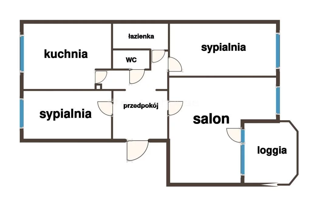 3 pokoje, mieszkanie 69,30 m², parter, oferta nr , SMROVE936, Ustka, Słowiańska