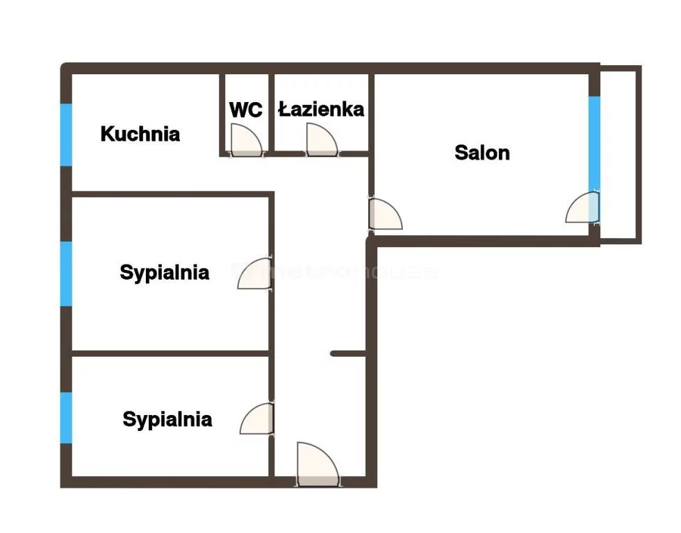 3 pokoje, mieszkanie 63,70 m², piętro 3, oferta nr , SMLAHE387, Rybnik, Smolna