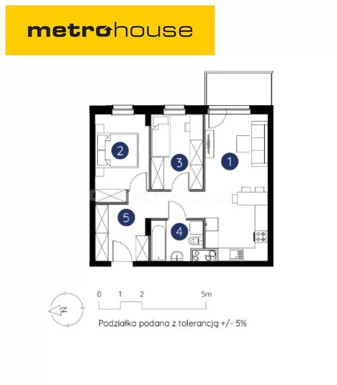 Mieszkanie trzypokojowe 51,82 m², Lublin, Ponikwoda, Spółdzielczości Pracy, Sprzedaż