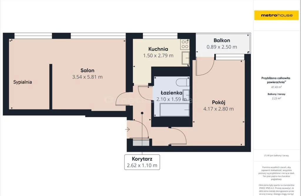 3 pokoje, mieszkanie 46,40 m², piętro 1, oferta nr , SMNAJU957, Chorzów, Chorzów II, Chorzów II, Stabika