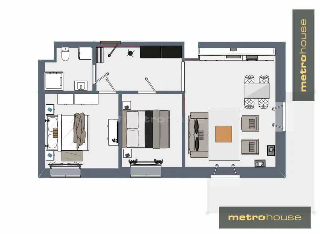 3 pokoje, mieszkanie 66,11 m², piętro 1, oferta nr , SMTATO320, Czersk, Starego Urzędu