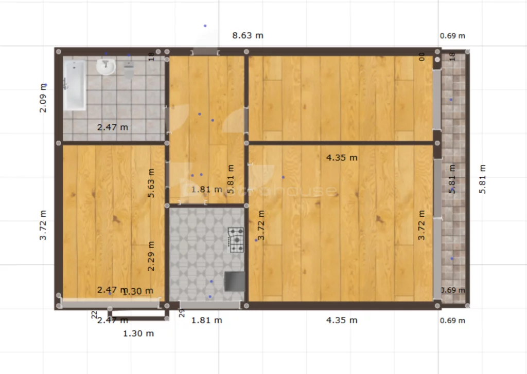 3 pokoje, mieszkanie 46,86 m², piętro 10, oferta nr , SMVUVE620, Stargard