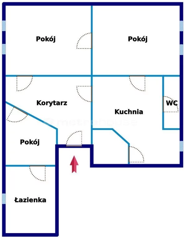 3 pokoje, mieszkanie 94,68 m², piętro 1, oferta nr , GONO855, Czarne, Strzelecka