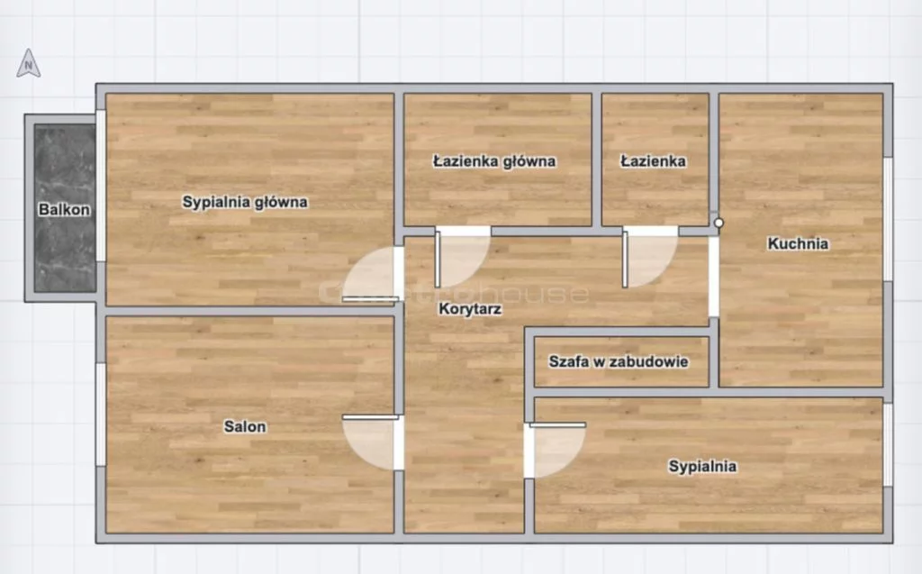 3 pokoje, mieszkanie 65,00 m², piętro 4, oferta nr , SMCUPY506, Katowice, Piotrowice-Ochojec, Ochojec, Szewska
