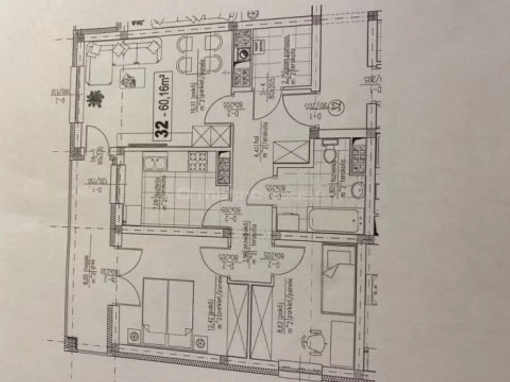 3 pokoje, mieszkanie 60,16 m², piętro 5, oferta nr , SMLIVO538, Biała Podlaska, Tessaro