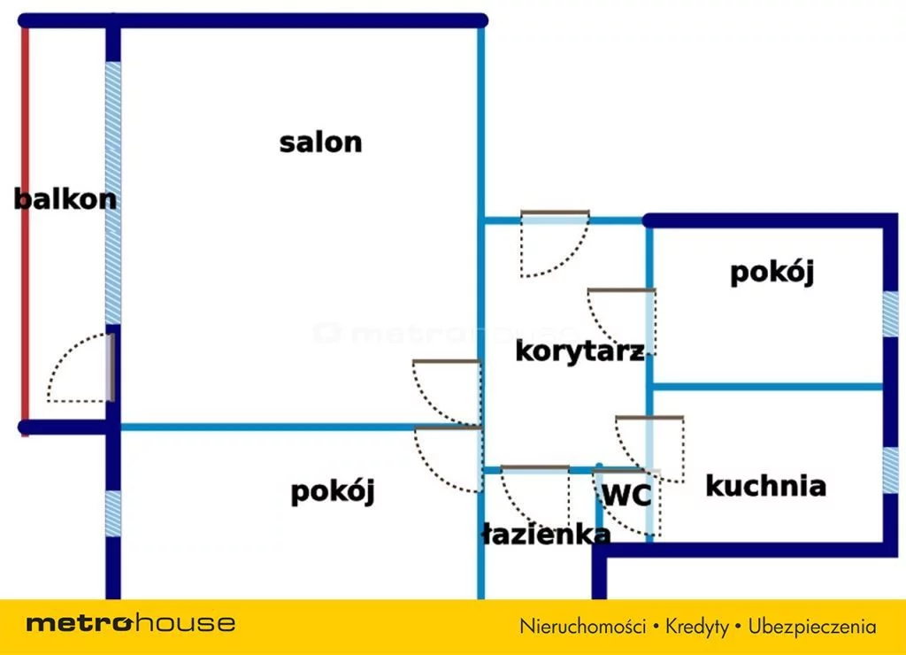 3 pokoje, mieszkanie 61,00 m², piętro 4, oferta nr , SMPULO718, Tuchola, Warszawska