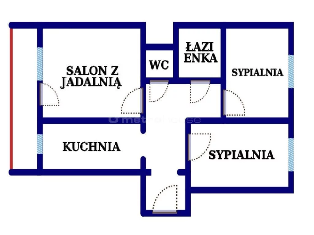 3 pokoje, mieszkanie 61,10 m², piętro 7, oferta nr , SMNIMO755, Rybnik, Wawelska