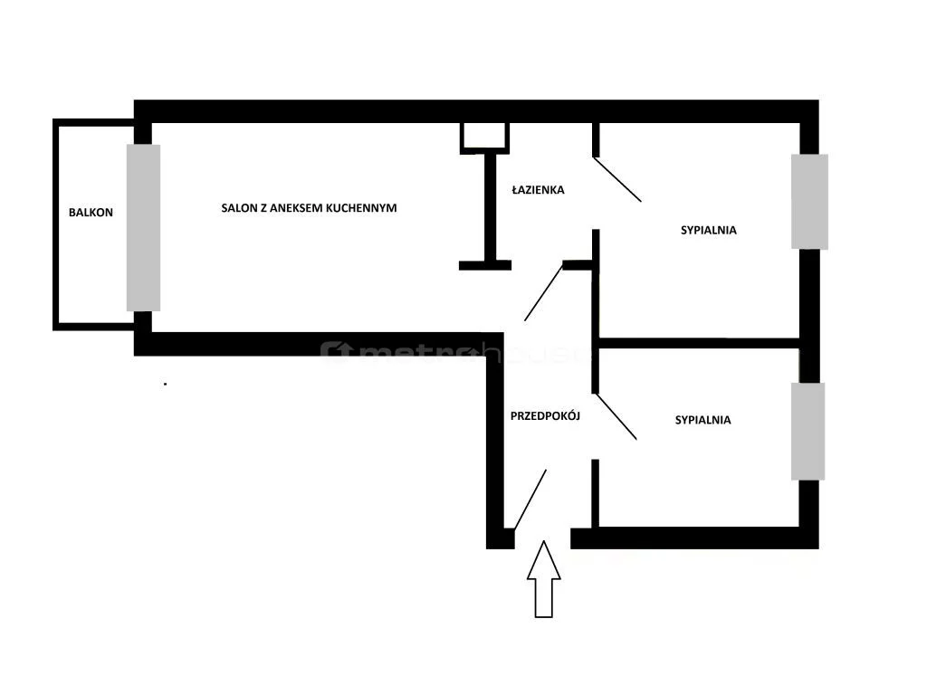 3 pokoje, mieszkanie 56,90 m², piętro 4, oferta nr , CERO430, Warszawa, Białołęka, Białołęka, Winorośli
