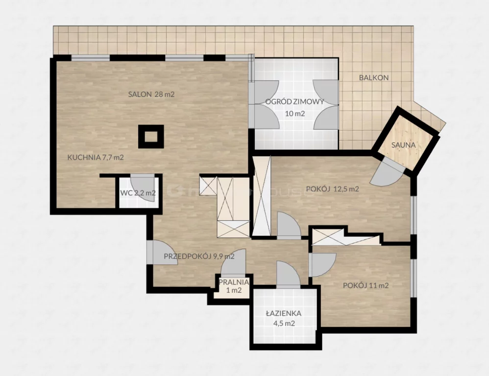 3 pokoje, apartament 76,80 m², piętro 3, oferta nr , SMJAVE224, Warszawa, Ochota, Ochota, Włodarzewska