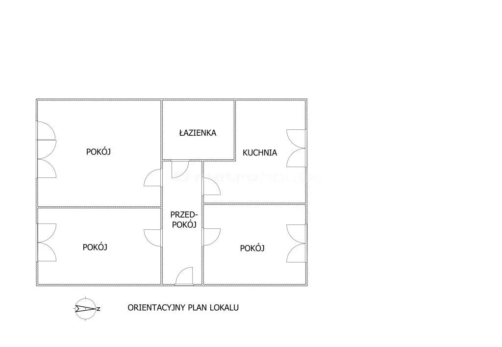 3 pokoje, mieszkanie 46,65 m², piętro 1, oferta nr , SMNALI422, Białogard, Wojska Polskiego