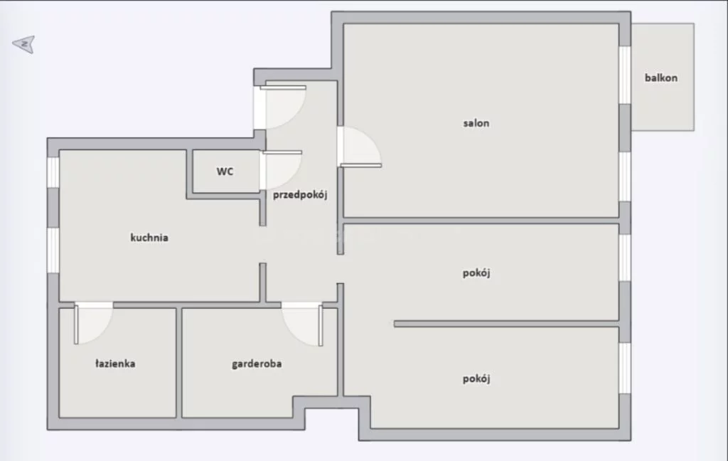 3 pokoje, mieszkanie 79,90 m², piętro 2, oferta nr , SMGOMO717, Kołobrzeg, Wolności