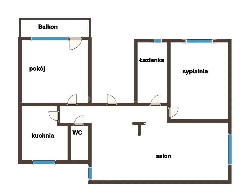 3 pokoje, mieszkanie 67,11 m², piętro 2, oferta nr , SMFOVU675, Mirosławiec, Wolności
