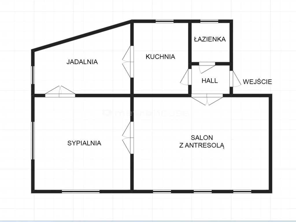 3 pokoje, mieszkanie 80,00 m², piętro 1, oferta nr , SMDIKE518, Bielsko-Biała, Zamkowa