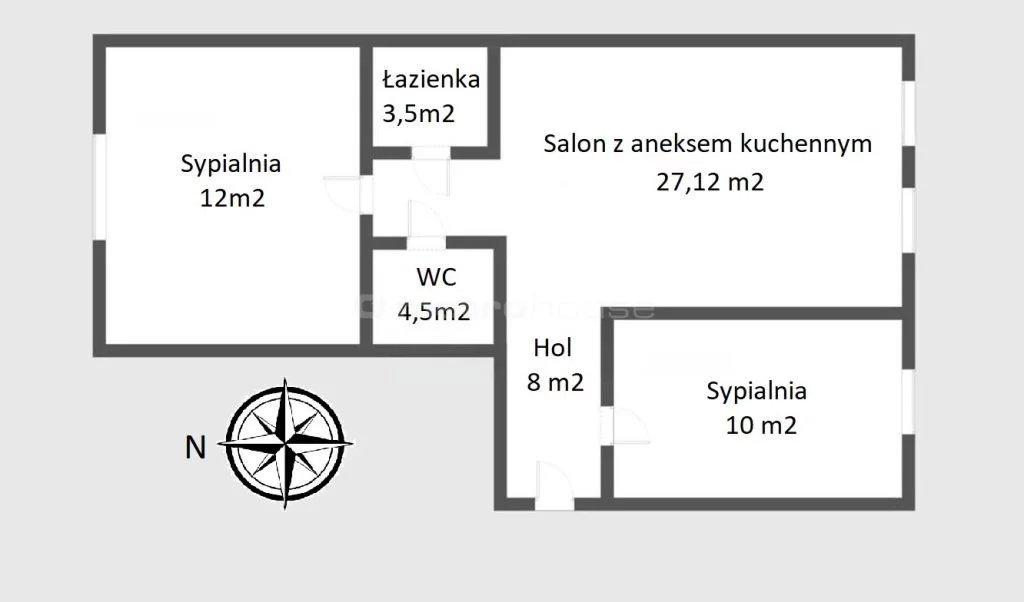 3 pokoje, mieszkanie 65,12 m², parter, oferta nr , SMFEKY685, Lublin, Śródmieście, Śródmieście, Żmigród