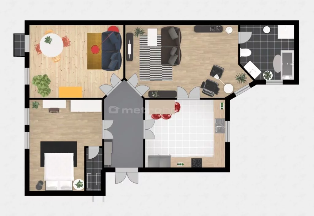 3 pokoje, mieszkanie 134,27 m², piętro 2, oferta nr , PAKO352, Łódź, Śródmieście, Śródmieście, Żwirki