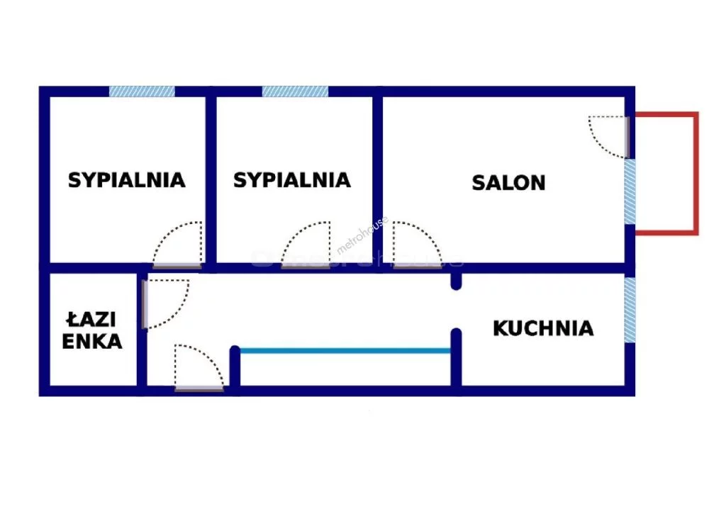 3 pokoje, mieszkanie 45,85 m², piętro 4, oferta nr , SMFOHO387, Rybnik, Zwycięstwa