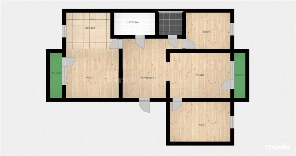 4 pokoje, mieszkanie 77,18 m², piętro 4, oferta nr , HOPI788, Borne Sulinowo, Aleja Niepodległości