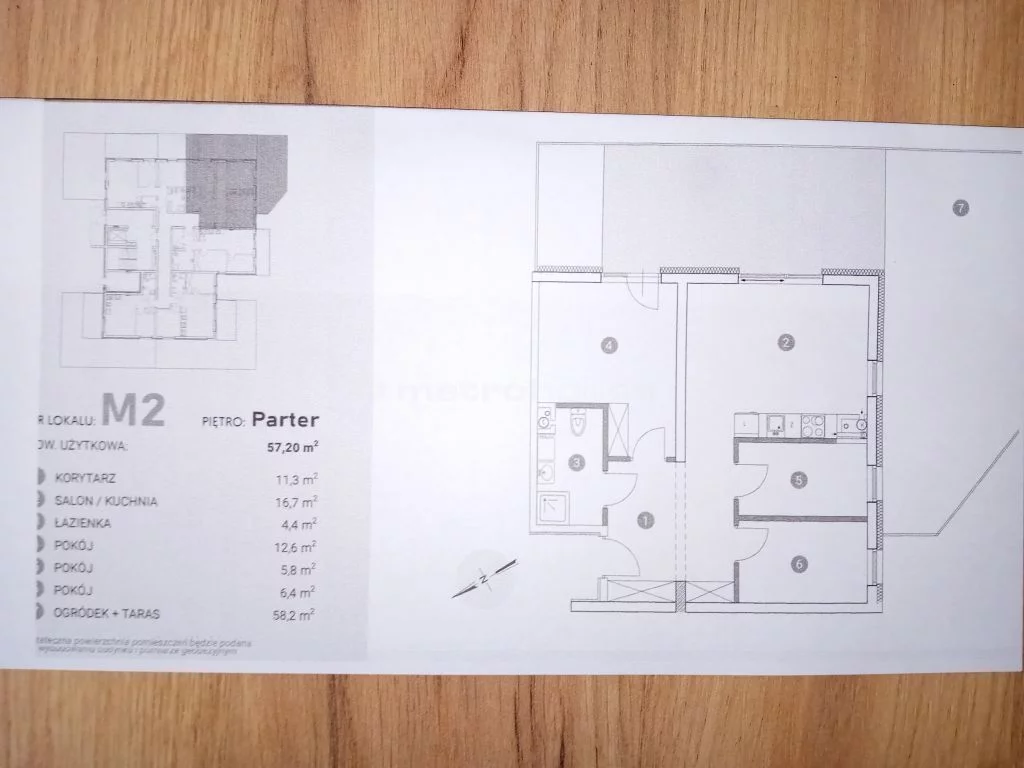 4 pokoje, mieszkanie 57,20 m², piętro 2, oferta nr , SMHISY232, Inowrocław