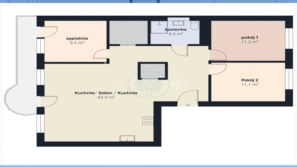 4 pokoje, apartament 89,24 m², piętro 2, oferta nr , SMNASY394, Toruń, Kozacka