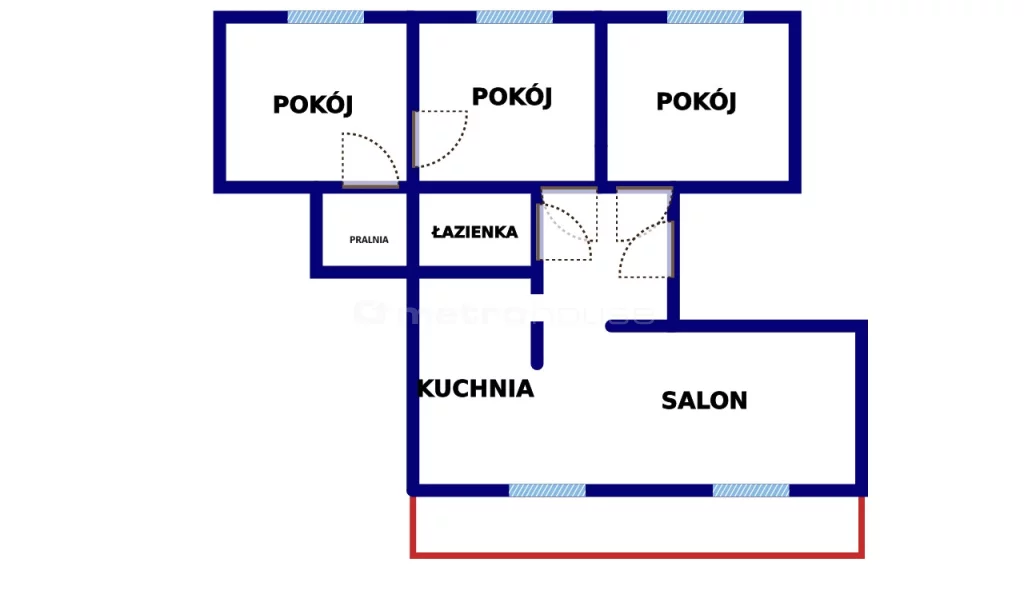4 pokoje, mieszkanie 70,49 m², piętro 5, oferta nr , SMFAVY373, Jastrzębie-Zdrój, Krakowska