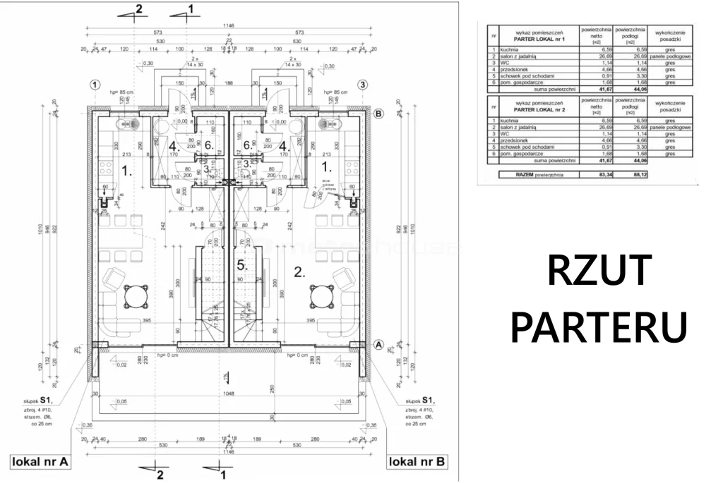 4 pokoje, mieszkanie 89,04 m², parter, oferta nr , SMFOTO417, Junoszyno, Łąkowa
