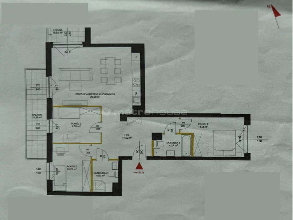 4 pokoje, apartament 85,59 m², piętro 2, oferta nr , SMHUGA949, Warszawa, Włochy, Włochy, Łopuszańska