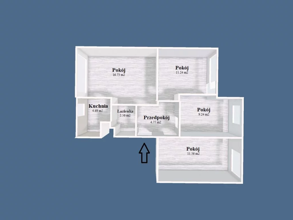 4 pokoje, mieszkanie 60,75 m², piętro 4, oferta nr , SMNIMO634, Lublin, Kalinowszczyzna, Kalinowszczyzna