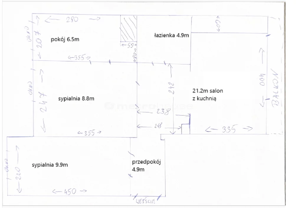 4 pokoje, apartament 56,20 m², piętro 4, oferta nr , SMFIRU479, Warszawa, Mokotów, Mokotów, Nicejska