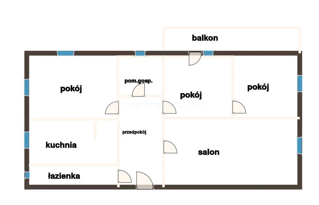 4 pokoje, mieszkanie 106,50 m², piętro 1, oferta nr , SMPENY469, Piechowice