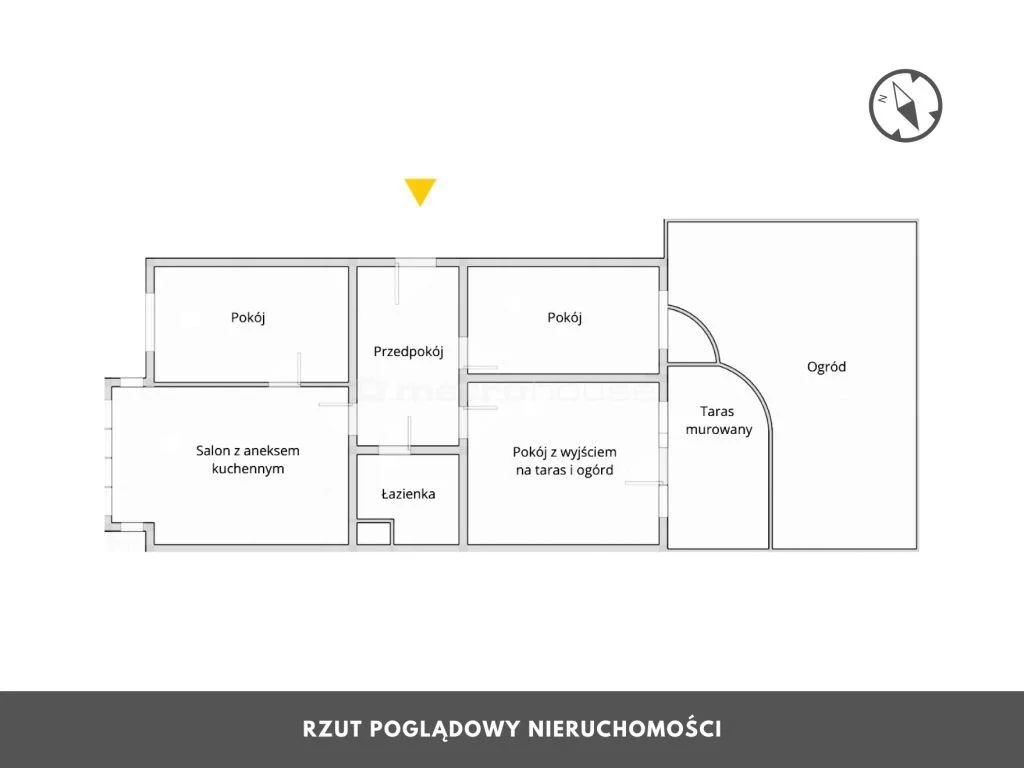 4 pokoje, mieszkanie 69,44 m², parter, oferta nr , SMTEGA293, Kołobrzeg, Podczele, Poleska