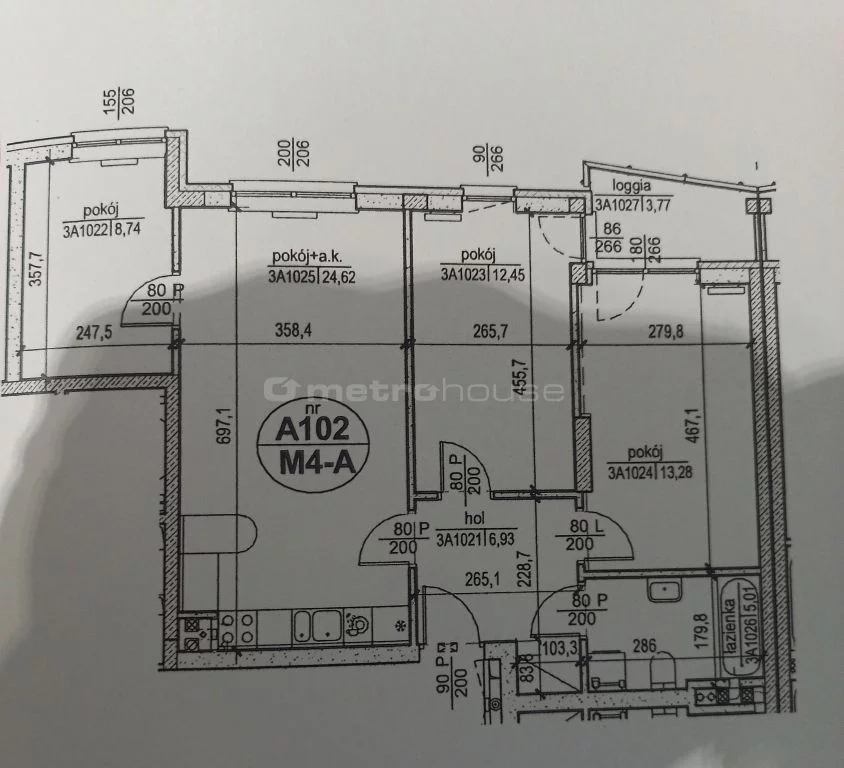 4 pokoje, apartament 71,00 m², piętro 2, oferta nr , SMDEVA334, Pruszków