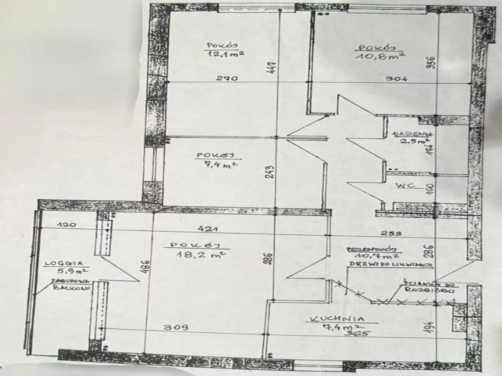 4 pokoje, mieszkanie 70,50 m², piętro 12, oferta nr , SMCOBE939, Warszawa, Targówek, Targówek, Radzymińska