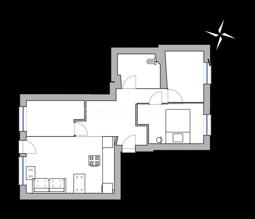 Mieszkanie na sprzedaż, 59,05 m², 4 pokoje, 2 piętro, oferta nr SMMAVY411