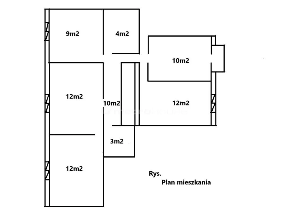4 pokoje, apartament 72,00 m², piętro 3, oferta nr , SMDASO547, Nowy Dwór Mazowiecki, Sportowa