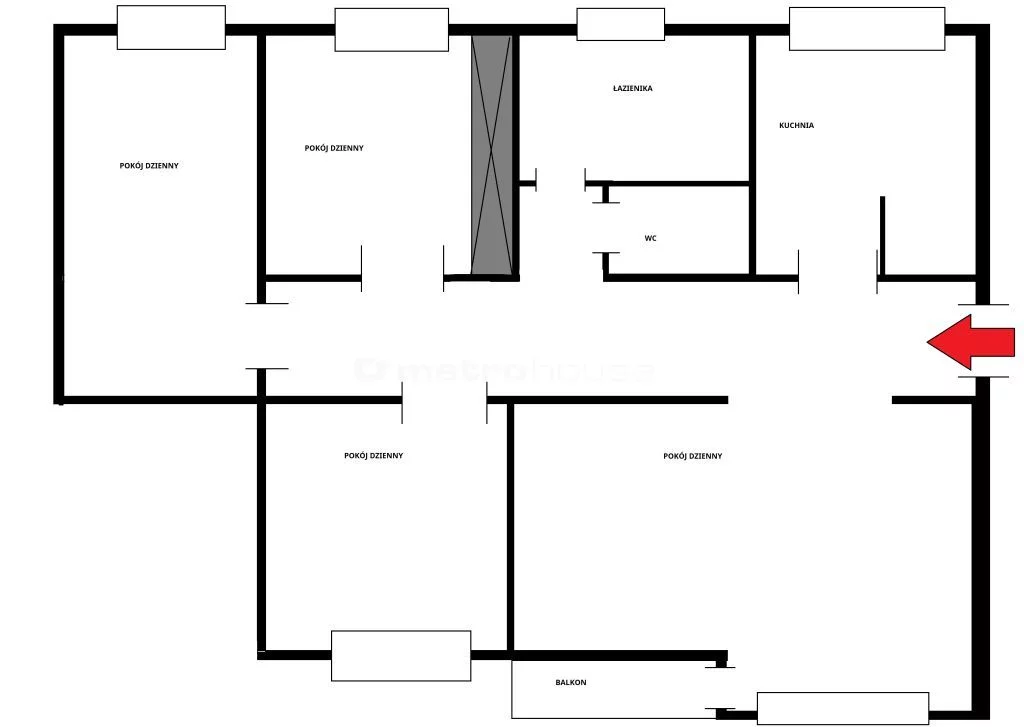 4 pokoje, mieszkanie 87,82 m², piętro 2, oferta nr , SMGOLA890, Siedlce, Starowiejska