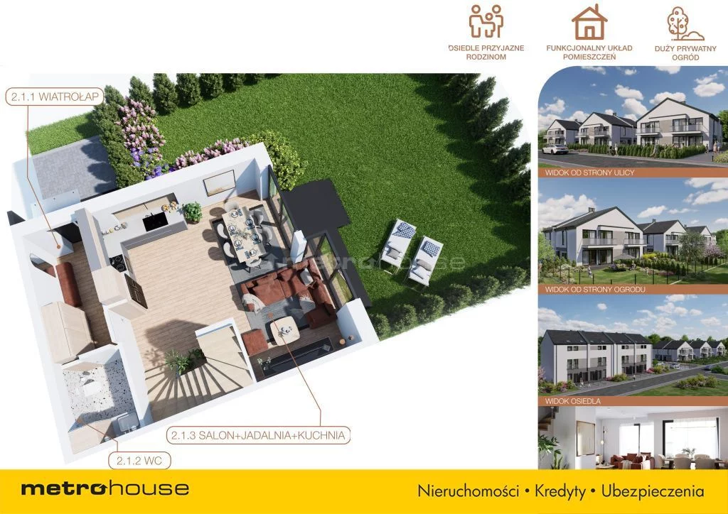 4 pokoje, mieszkanie 86,00 m², piętro 1, oferta nr , SMFEKU571, Justynów, Struga