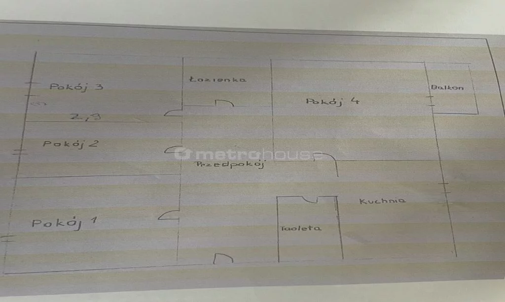 4 pokoje, mieszkanie 74,40 m², piętro 1, oferta nr , SMCORI853, Szczecin, Północ, Warszewo, Thugutta