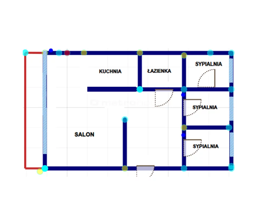 4 pokoje, mieszkanie 70,51 m², piętro 2, oferta nr , SMGUDU286, Jastrzębie-Zdrój, Turystyczna